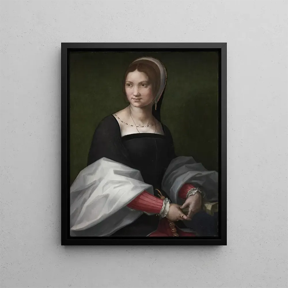 Gemälde Portrait einer Frau - Andrea del Sarto | Kunstdruck