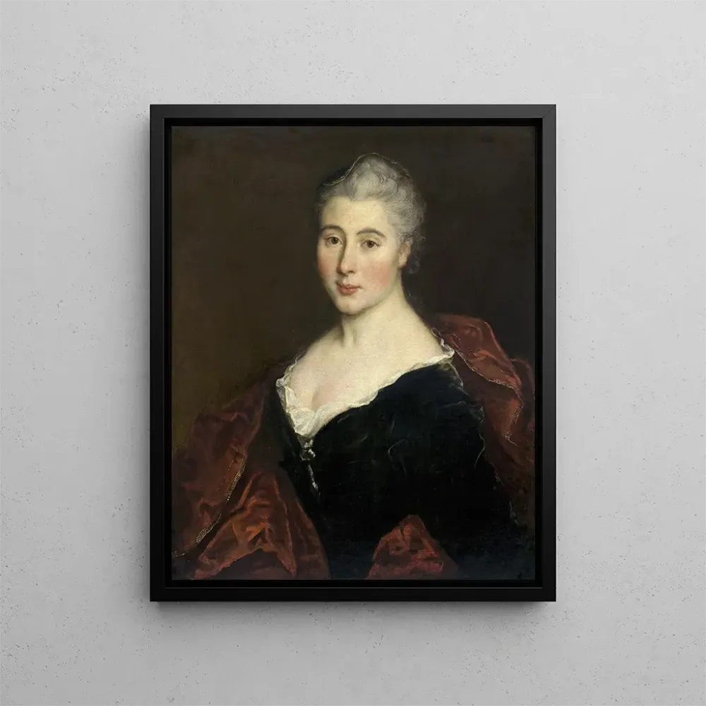 Gemälde Portrait einer Frau - Anonym