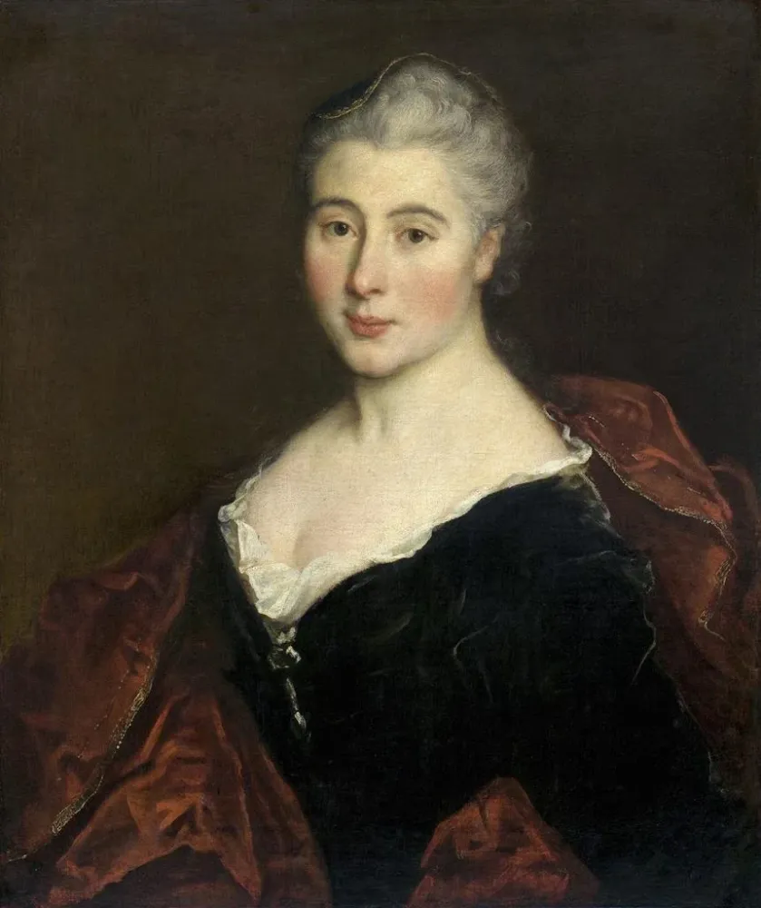 Gemälde Portrait einer Frau - Anonym