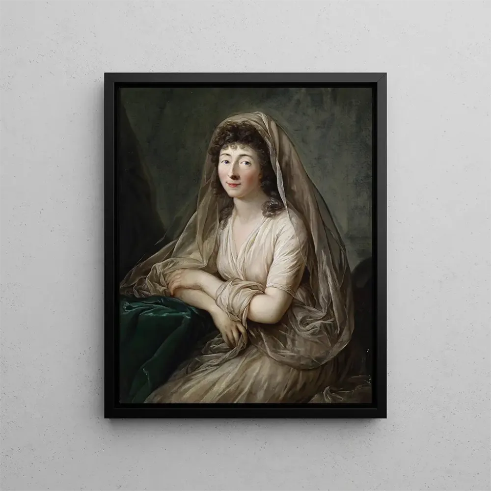 Gemälde Portrait einer Frau - Anton Graff