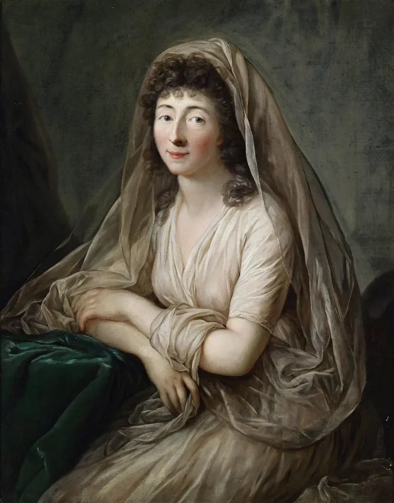 Gemälde Portrait einer Frau - Anton Graff