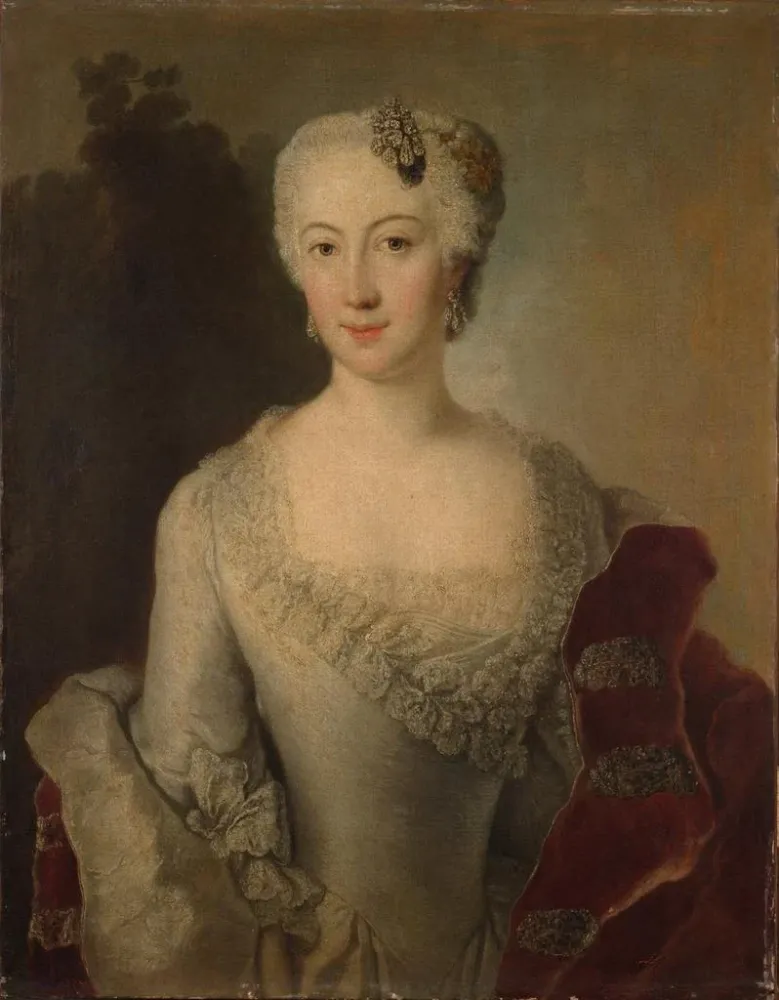 Gemälde Portrait einer Frau - Anton Raphaël Mengs