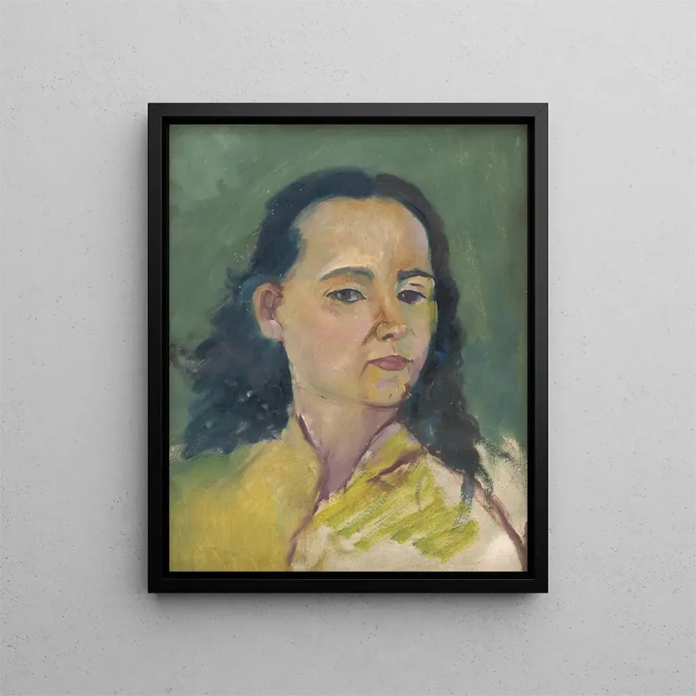 Gemälde Portrait einer Frau - Arnold Peter Weisz-Kubínč | Kunstdruck