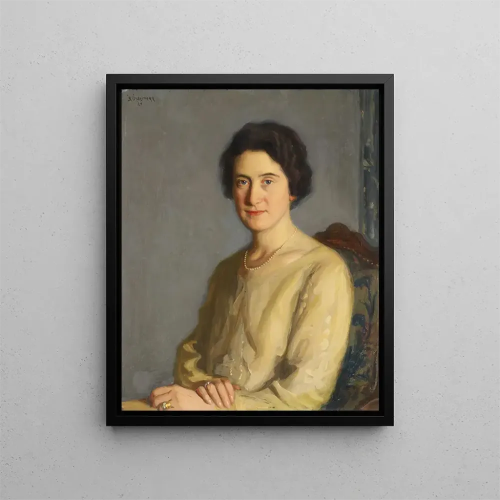Gemälde Portrait einer Frau - Bernhard Störmann | Kunstdruck