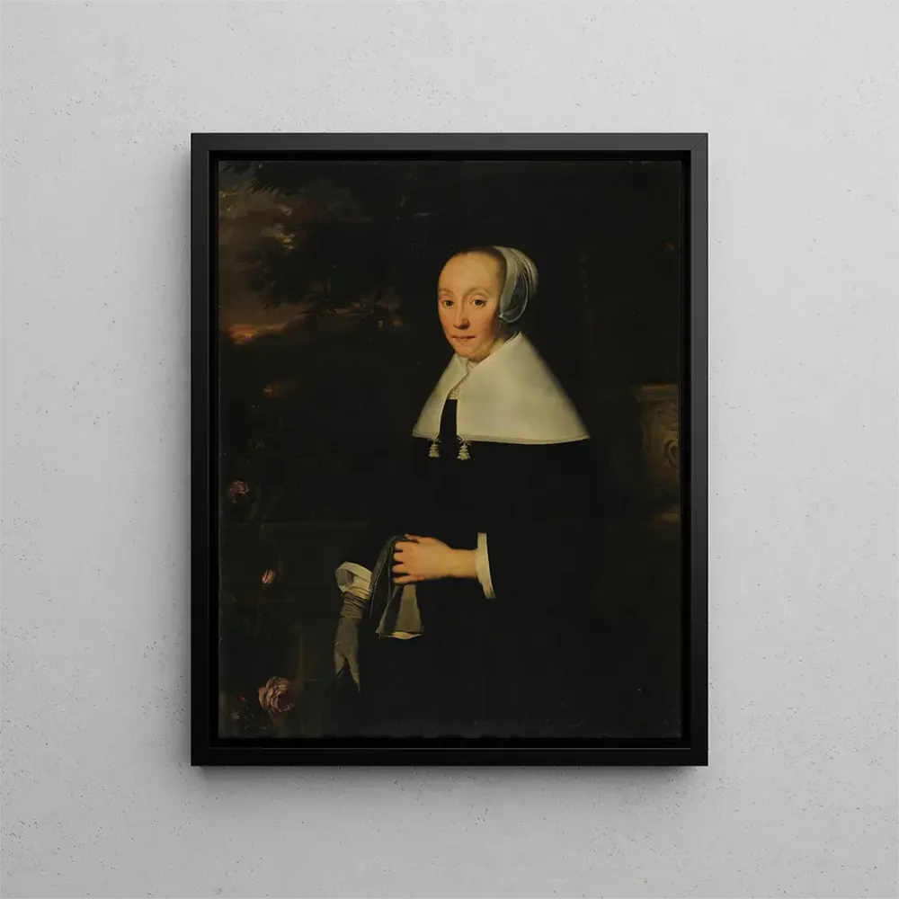 Gemälde Portrait einer Frau (Kasuskonflikt) - Bartholomeus van der Helst | Kunstdruck