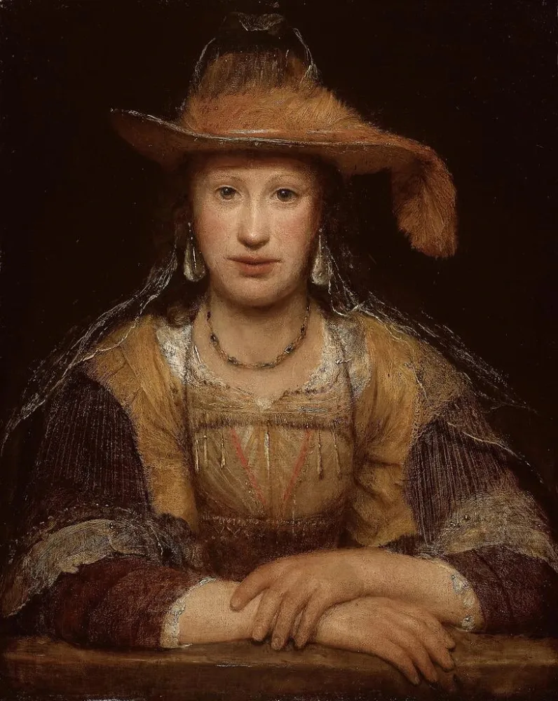 Gemälde Portrait einer jungen Frau - Aert de Gelder | Kunstdruck