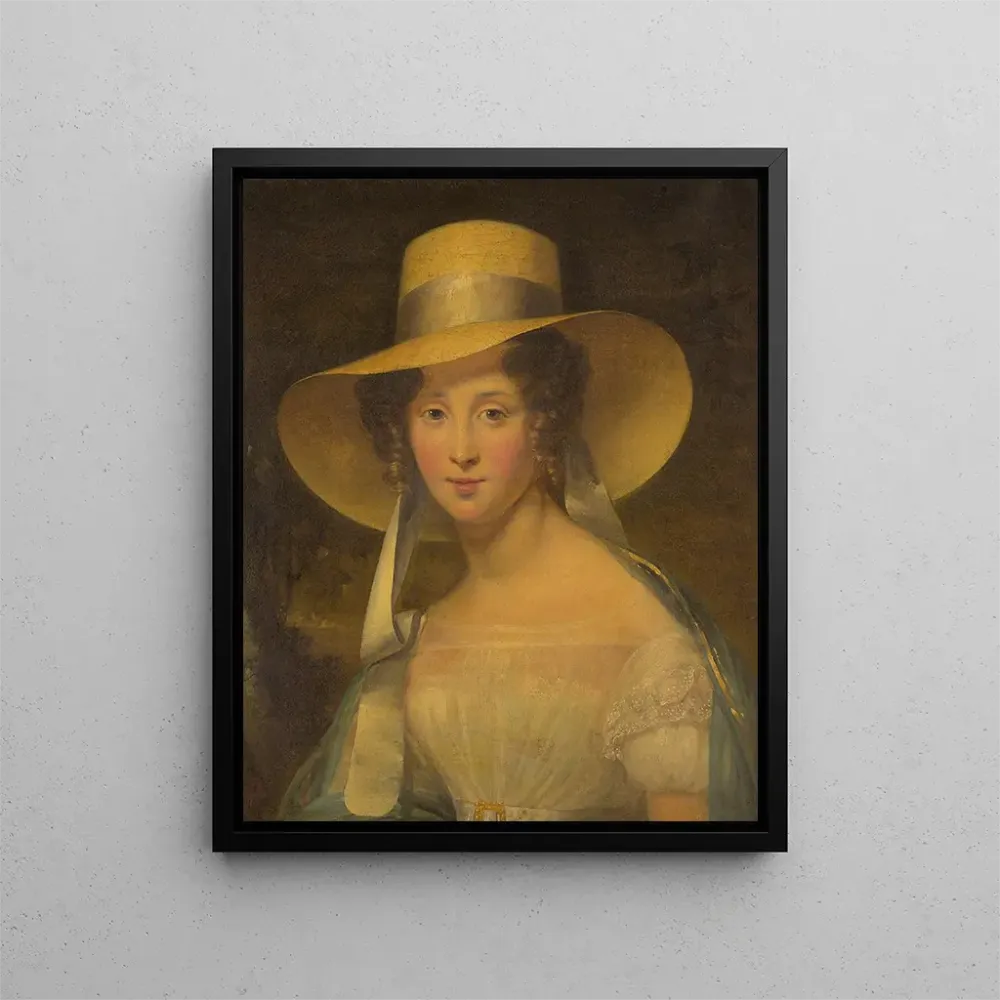 Gemälde Portrait einer jungen Frau - Aimé Brune-Pagès | Kunstdruck