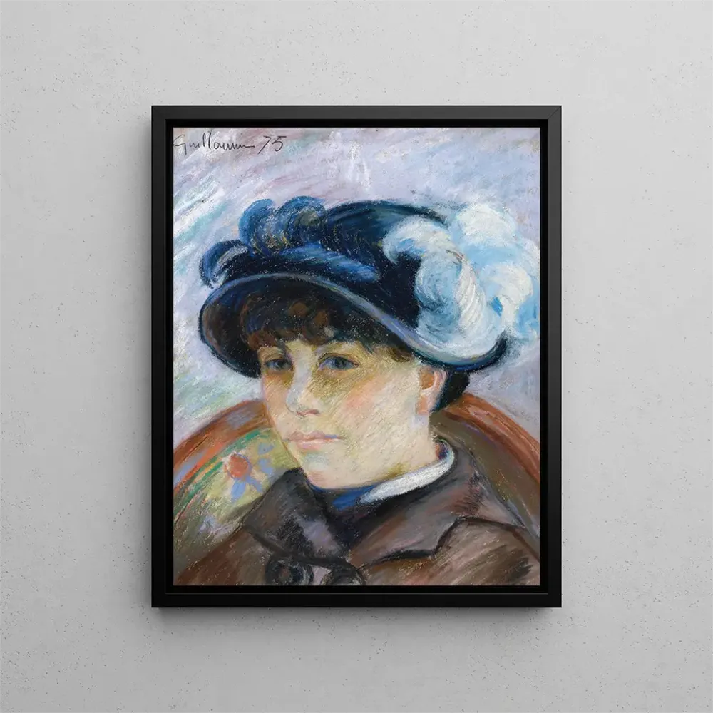 Gemälde Portrait einer jungen Frau - Armand Guillaumin