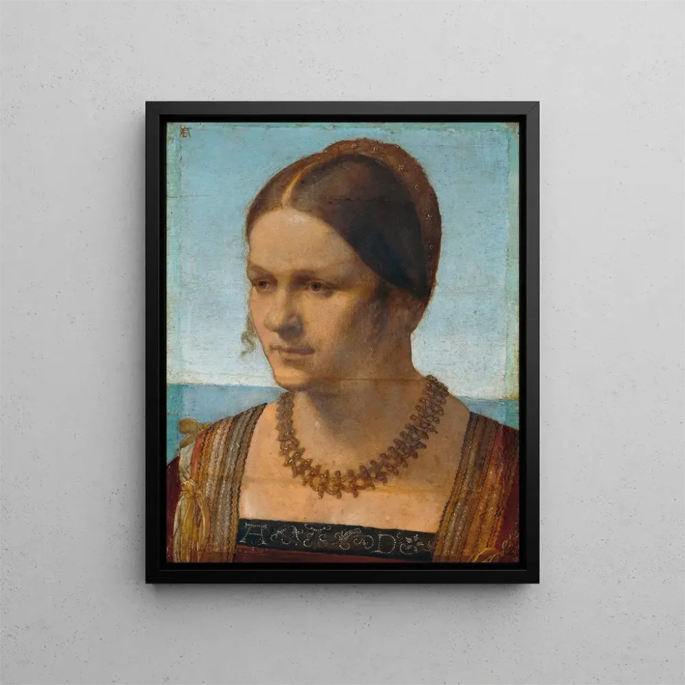 Gemälde Portrait einer jungen venezianischen Frau (Case Conflict) - Albrecht Dürer | Kunstdruck