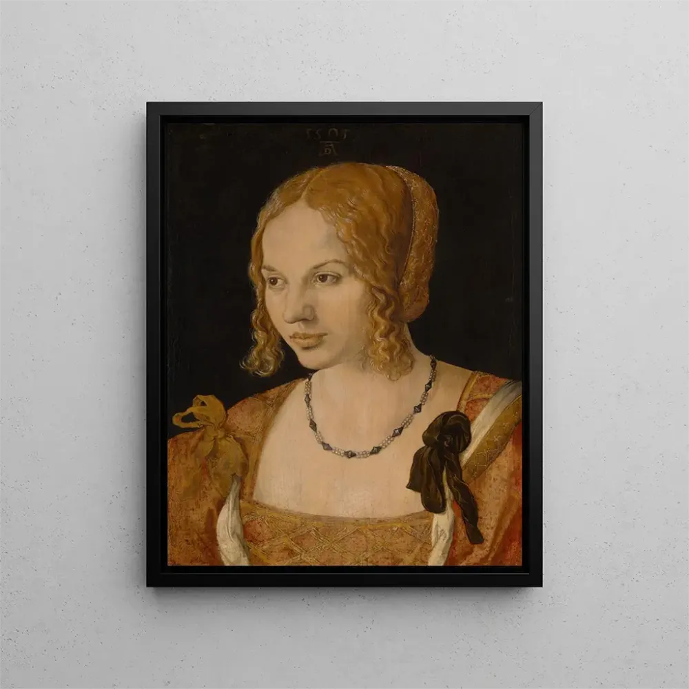 Gemälde Portrait einer jungen venezianischen Frau - Albrecht Dürer | Kunstdruck