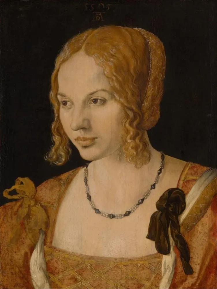 Gemälde Portrait einer jungen venezianischen Frau - Albrecht Dürer | Kunstdruck