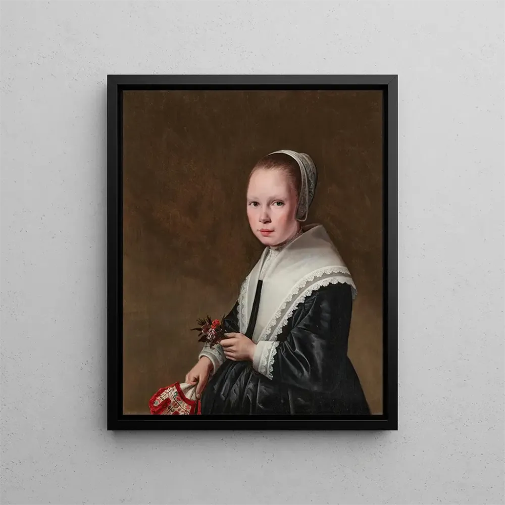 Gemälde Portrait einer Mädchen - Anthonie Palamedesz | Kunstdruck
