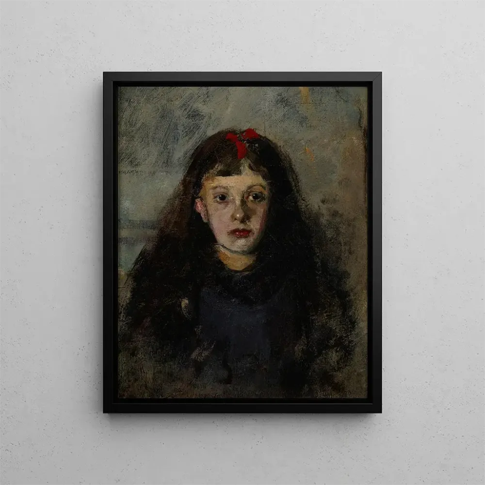 Gemälde Portrait einer Mädchen, Zofia Sokoowska - Olga Boznanska | Kunstdruck