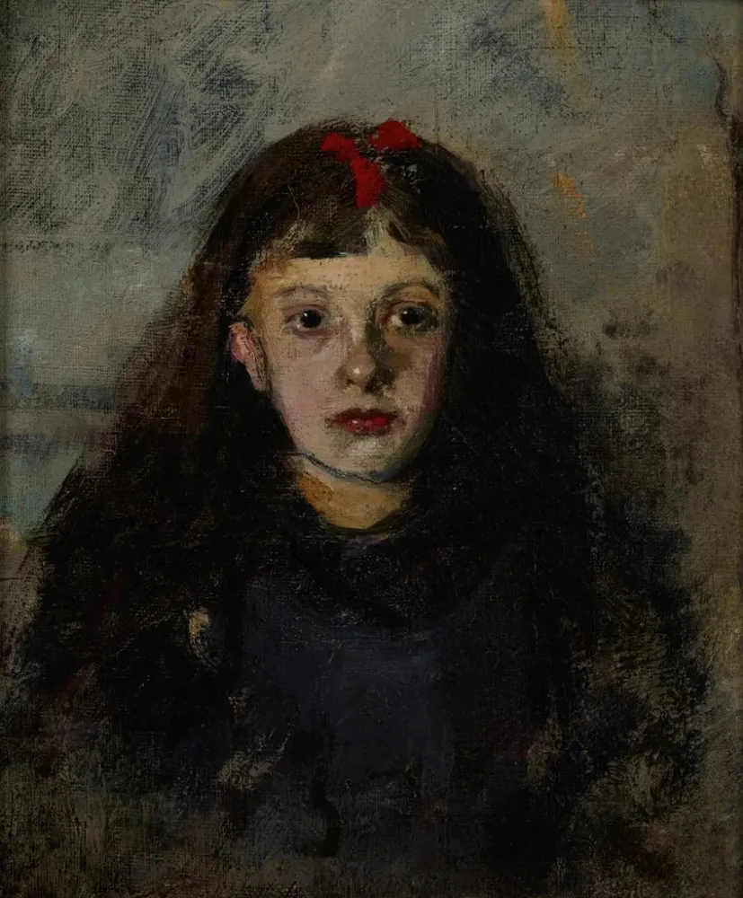 Gemälde Portrait einer Mädchen, Zofia Sokoowska - Olga Boznanska | Kunstdruck