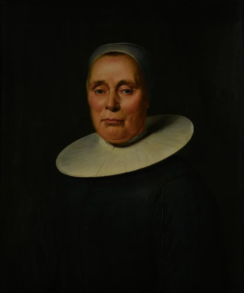 Gemälde Portrait einer unbekannten Frau - Petrus Schotanus Sterringa | Kunstdruck