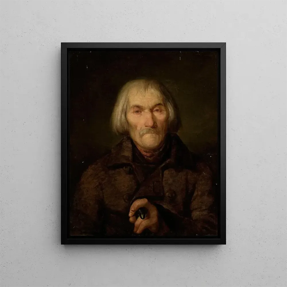 Gemälde Portrait eines alten Mannes - Aleksander Rycerski | Kunstdruck