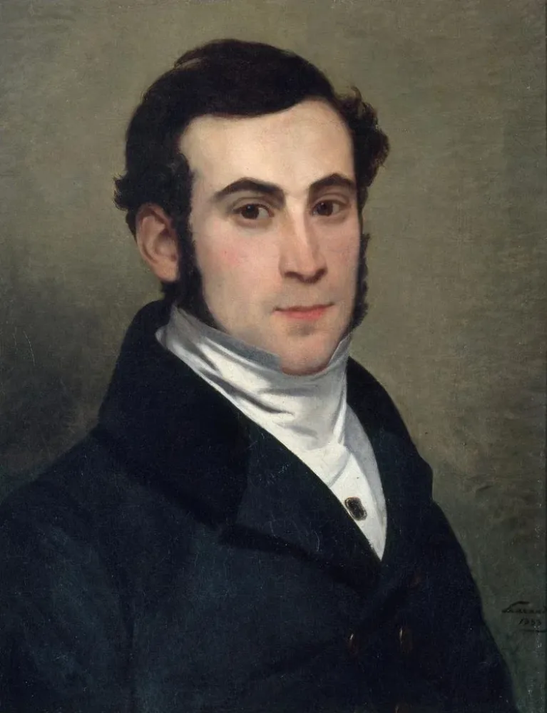 Gemälde Portrait eines angeblich unbekannten Mannes von Alexandre Auguste Ledru-Rollin - Alphonse Lavaudan