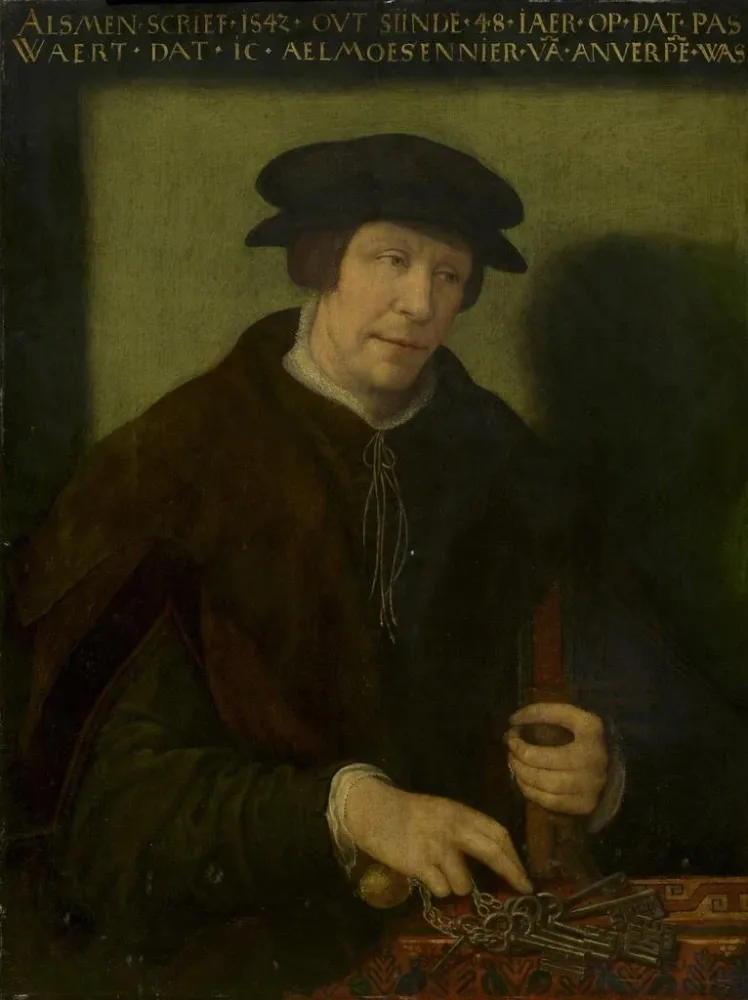 Gemälde Portrait eines Antwerpener Geistlichen - Antwerpener Schule | Kunstdruck