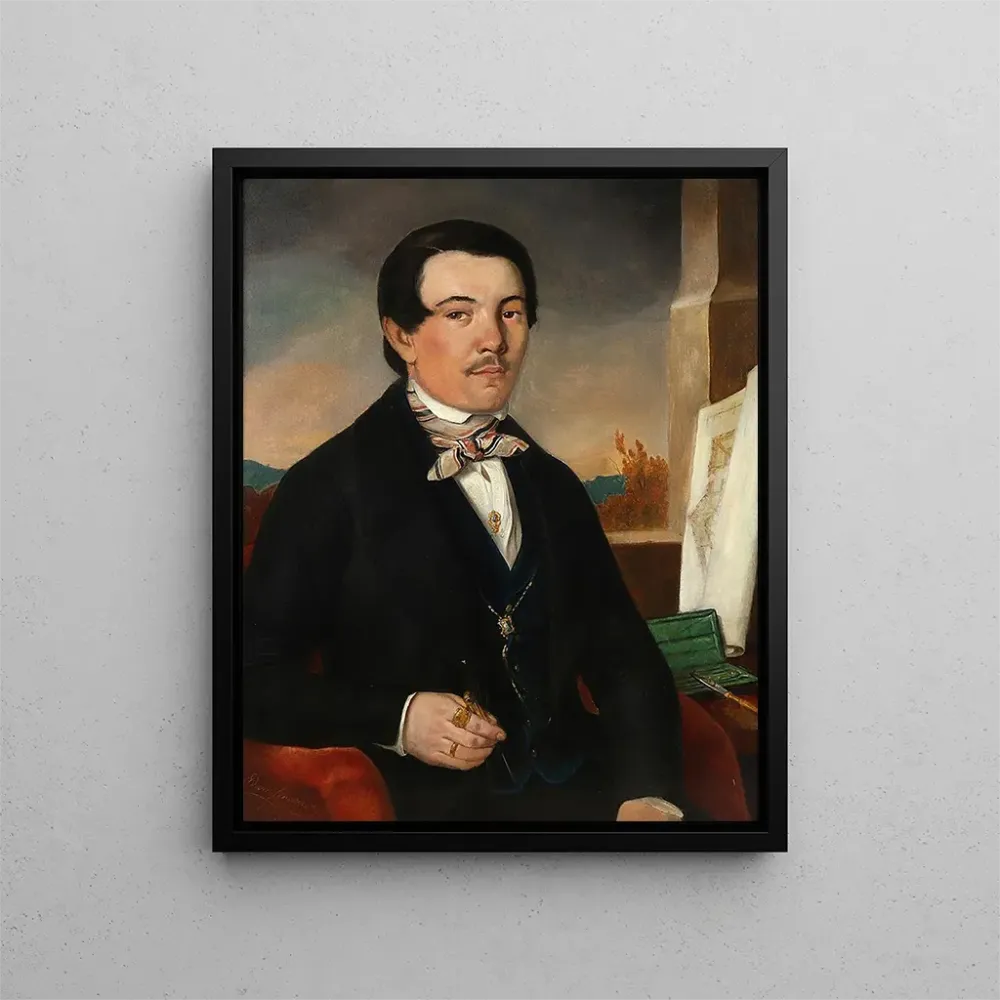 Gemälde Portrait eines Architekten - Adam Brenner | Kunstdruck
