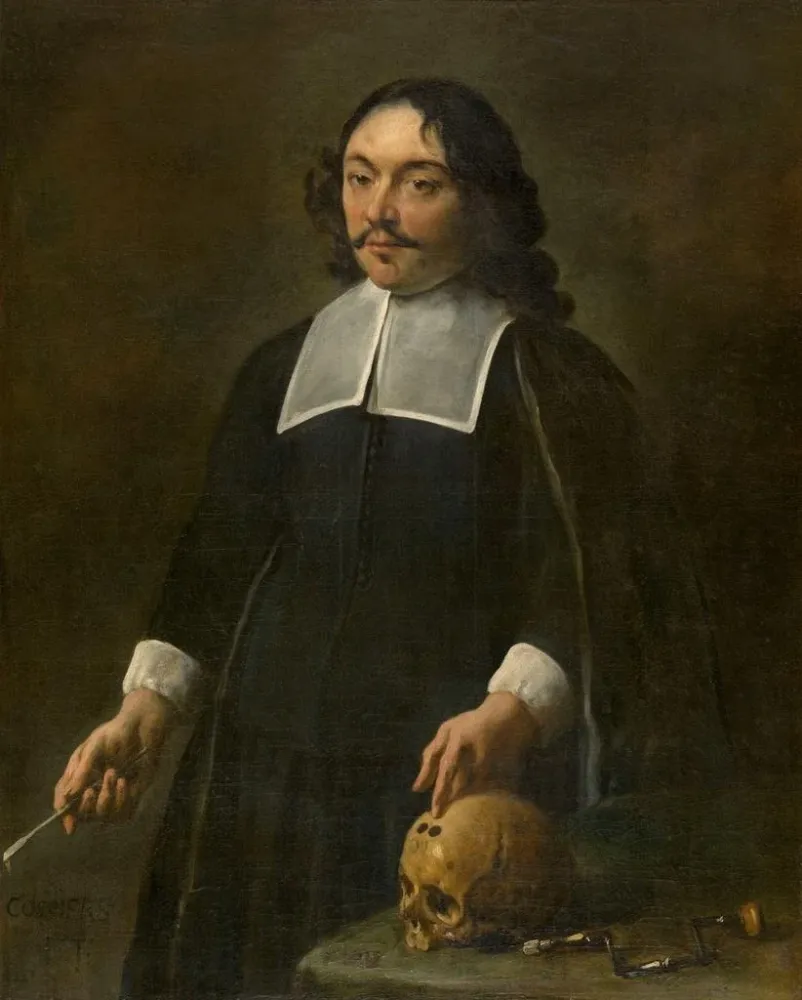 Gemälde Portrait eines Chirurgen - Jan Cossiers | Kunstdruck