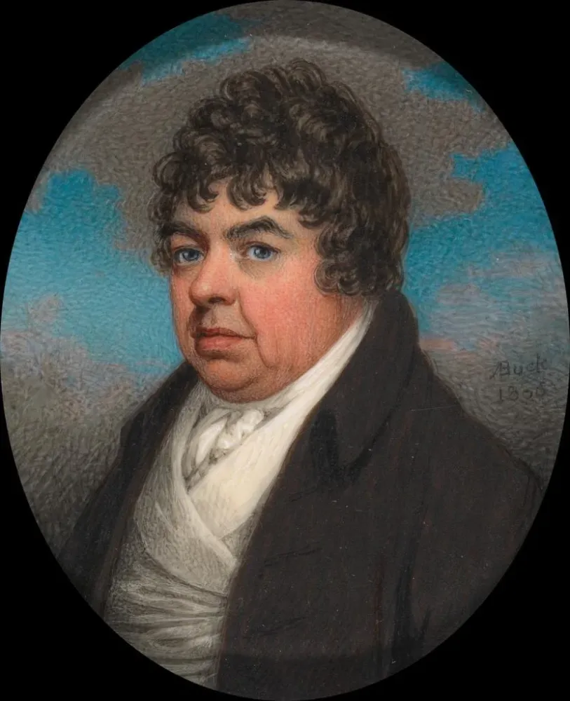 Gemälde Portrait eines Edelmanns - Adam Buck | Kunstdruck