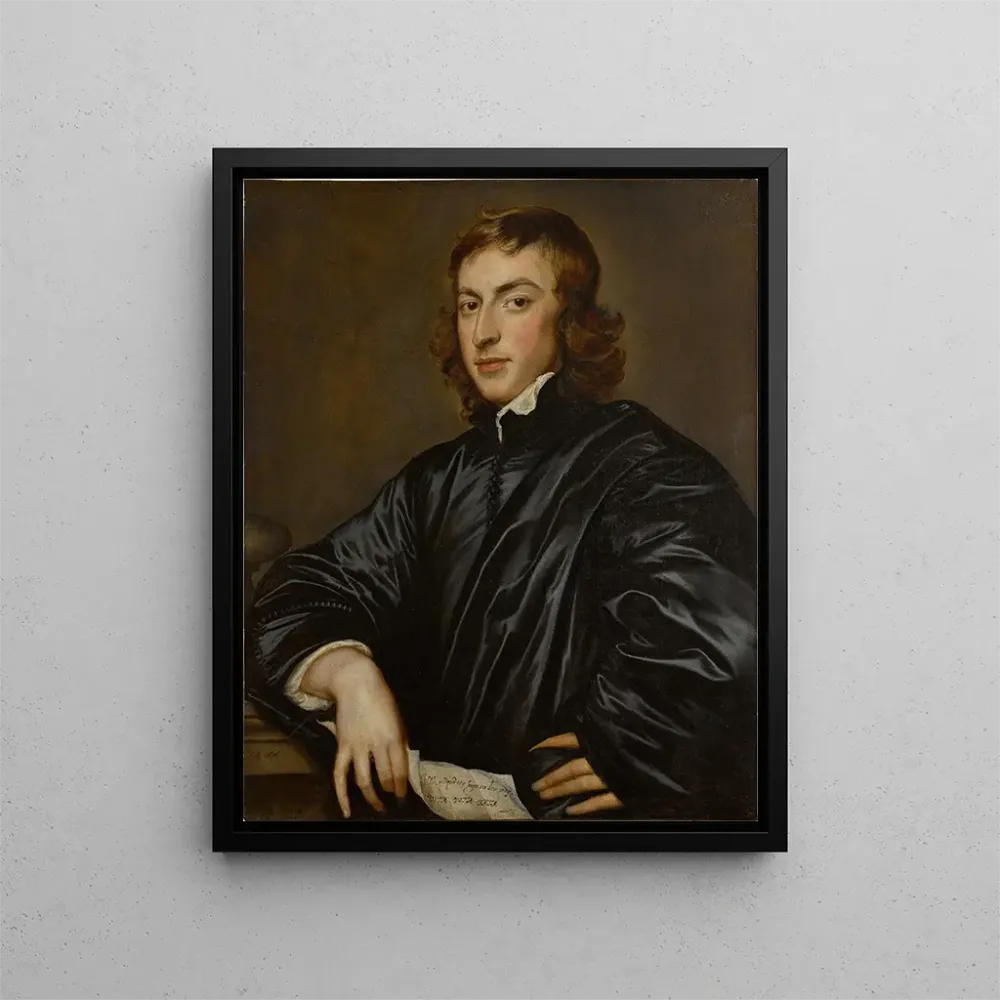 Gemälde Portrait eines Gentlemans - Adriaen Hanneman | Kunstdruck