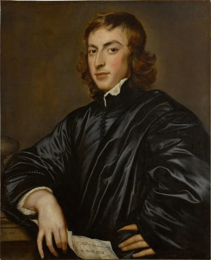 Gemälde Portrait eines Gentlemans - Adriaen Hanneman | Kunstdruck