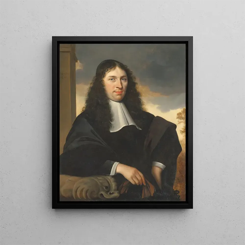 Gemälde Portrait eines Gentlemans - Anthonie Palamedesz | Kunstdruck