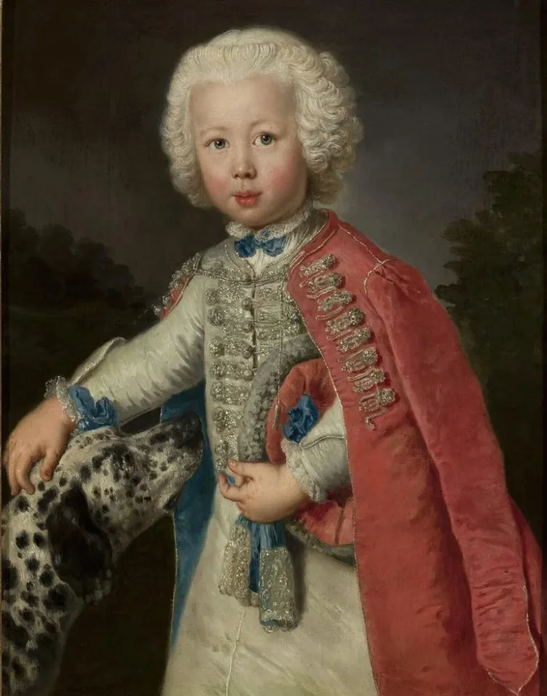 Gemälde Portrait eines Jungen - Antoine Pesne | Kunstdruck