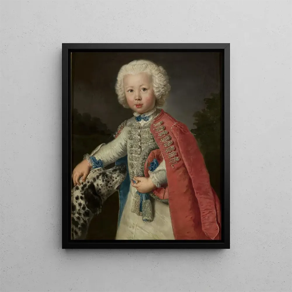 Gemälde Portrait eines Jungen - Antoine Pesne | Kunstdruck