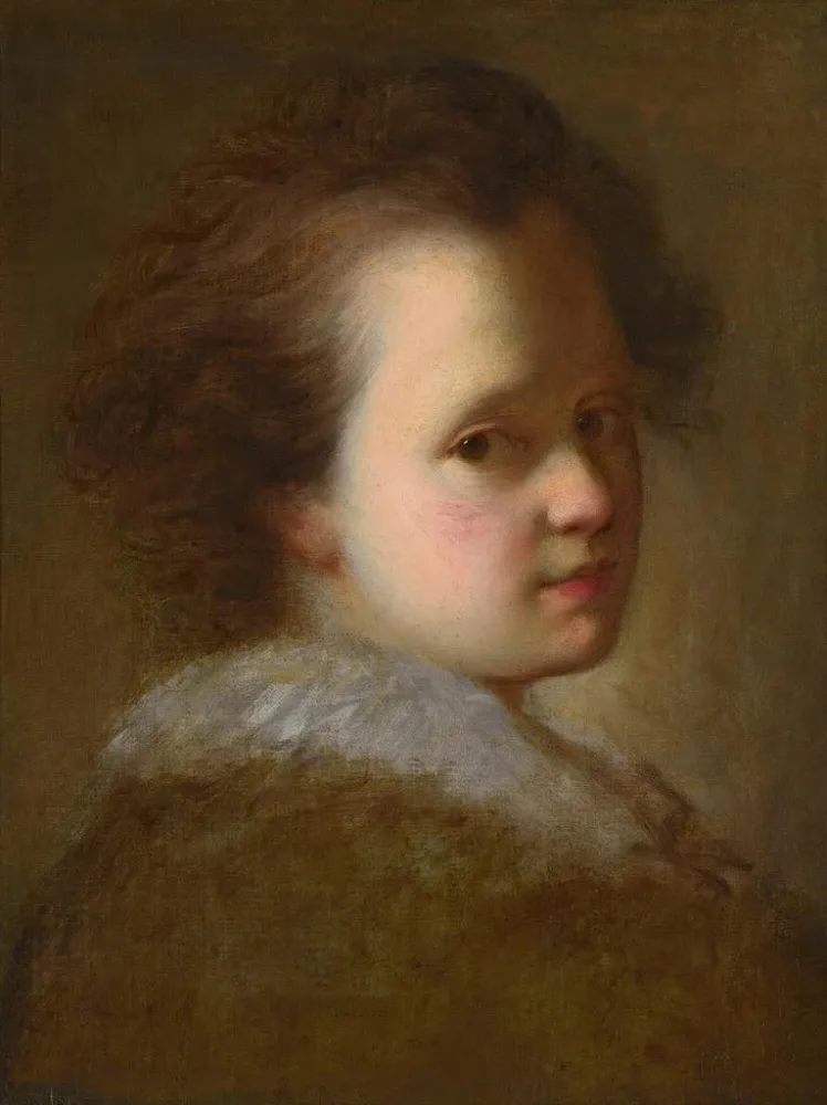 Gemälde Portrait eines jungen Jungen - Alexis Grimou | Kunstdruck