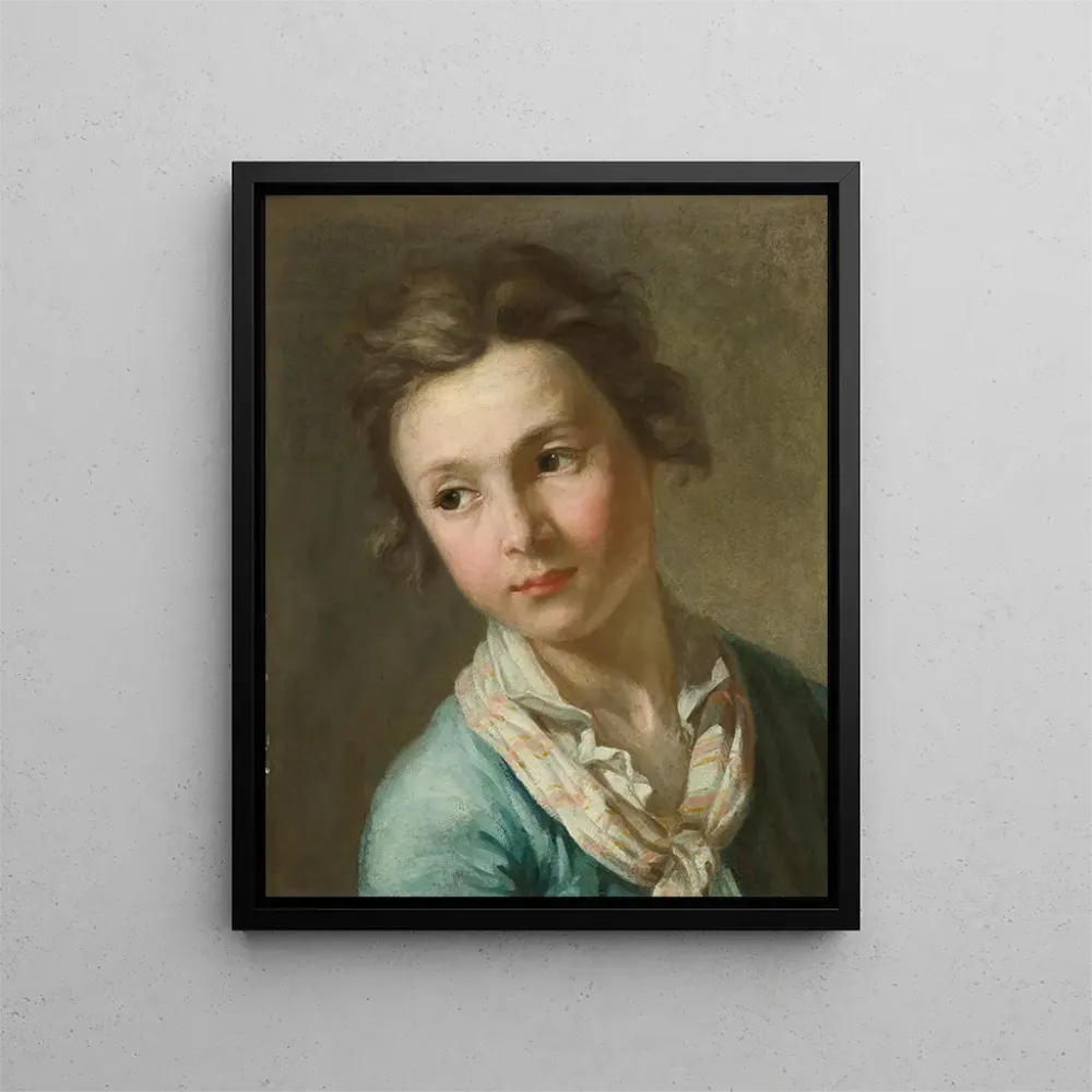 Gemälde Portrait eines jungen Mannes - Antoine Rivalz | Kunstdruck