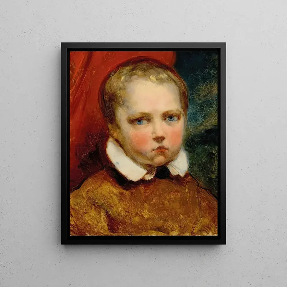 Gemälde Portrait eines Jungen namens Léon - Ary Scheffer