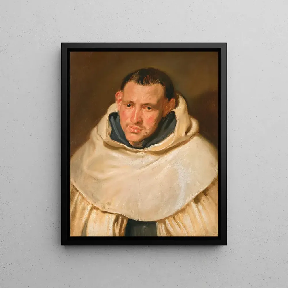 Gemälde Portrait eines karmeliten Mönchs - Antoine van Dyck | Kunstdruck
