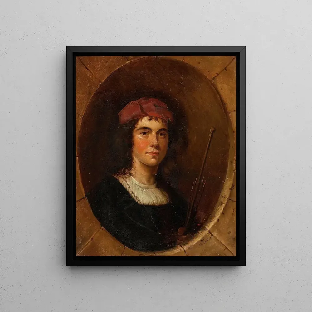 Gemälde Portrait eines Künstlers - Alfred Jacob Miller | Kunstdruck