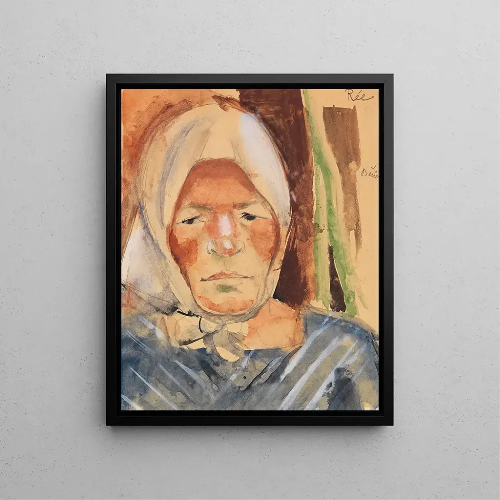 Gemälde Portrait eines Landwirts - Anita Re | Kunstdruck