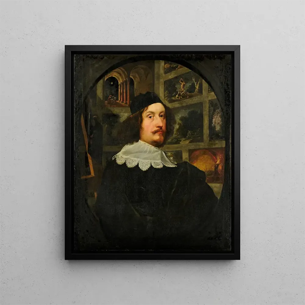 Gemälde Portrait eines Malers - Anonym | Kunstdruck