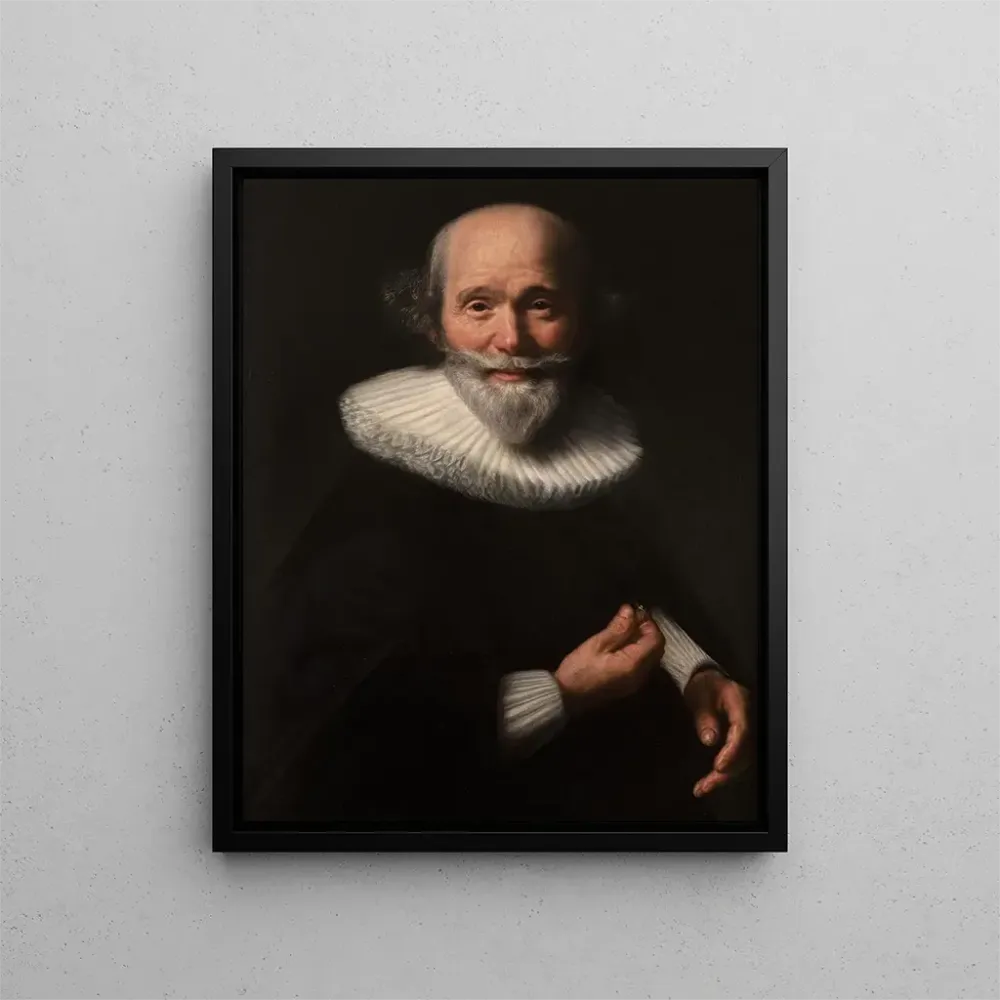 Gemälde Portrait eines Mannes - Abraham de Vries | Kunstdruck