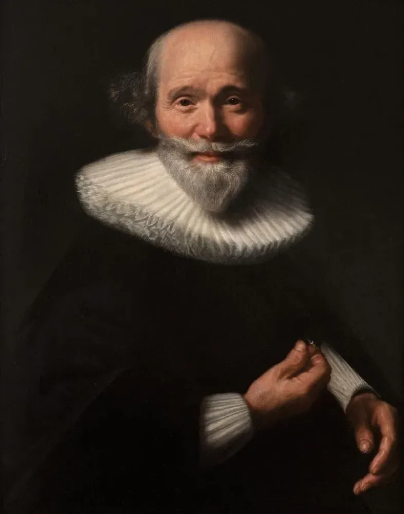 Gemälde Portrait eines Mannes - Abraham de Vries | Kunstdruck