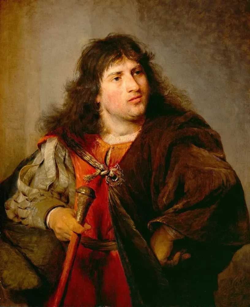 Gemälde Portrait eines Mannes - Aert de Gelder | Kunstdruck