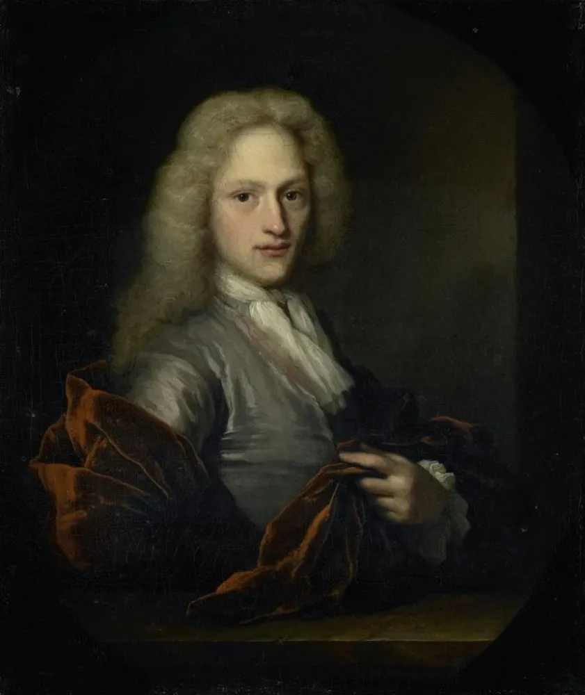 Gemälde Portrait eines Mannes - Arnold Boonen | Kunstdruck
