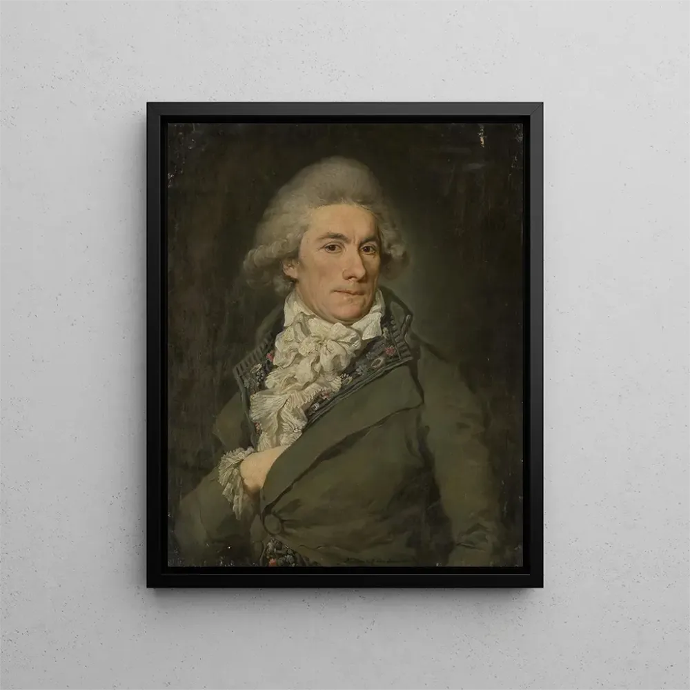 Gemälde Portrait eines Mannes - Barbara Krafft | Kunstdruck