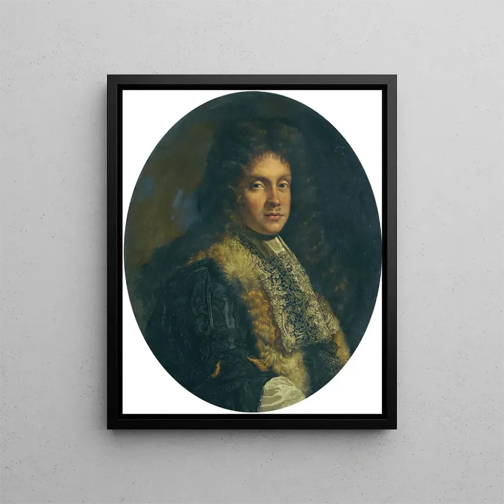 Gemälde Portrait eines Mannes - Benedetto Gennari | Kunstdruck