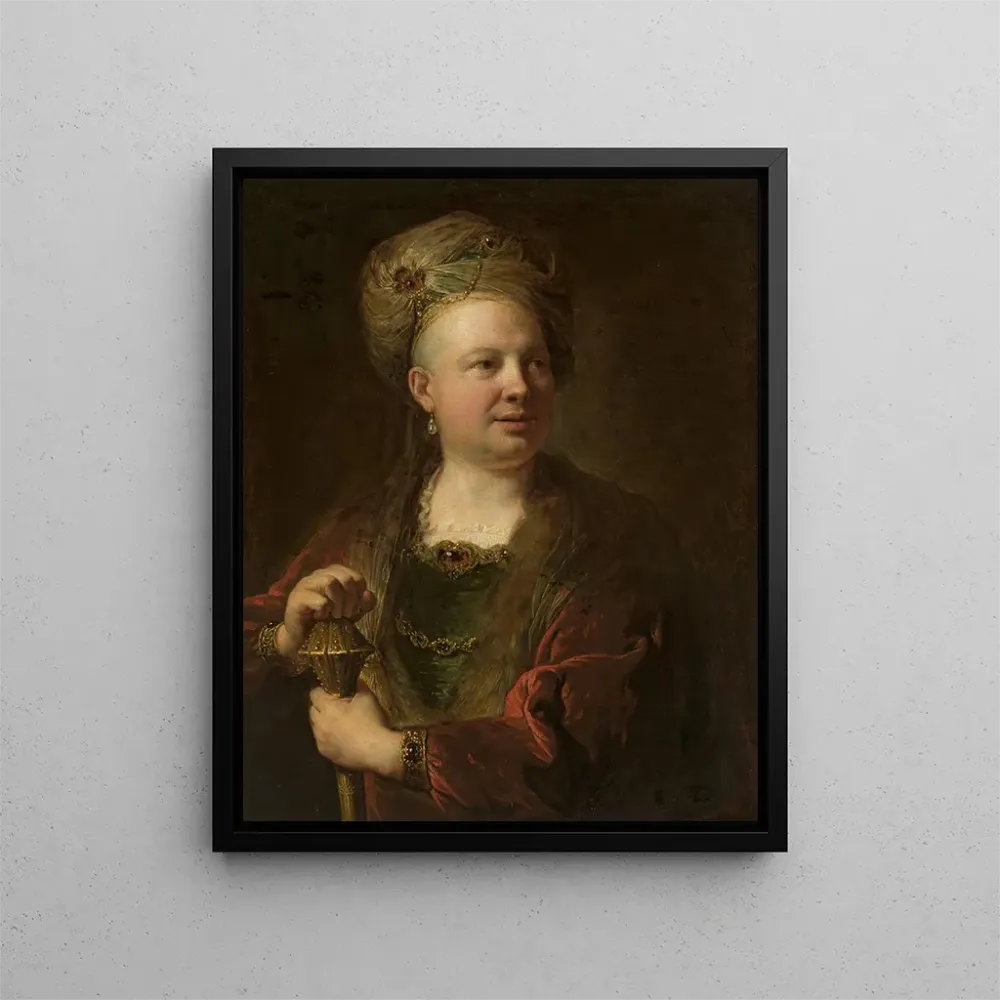 Gemälde Portrait eines Mannes orientalischer Kleidung - Alexis Grimou | Kunstdruck