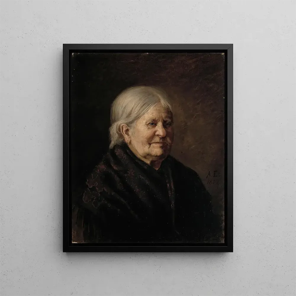 Gemälde Portrait de Fredrika Snygg Tajta - Albert Edelfelt | Kunstdruck