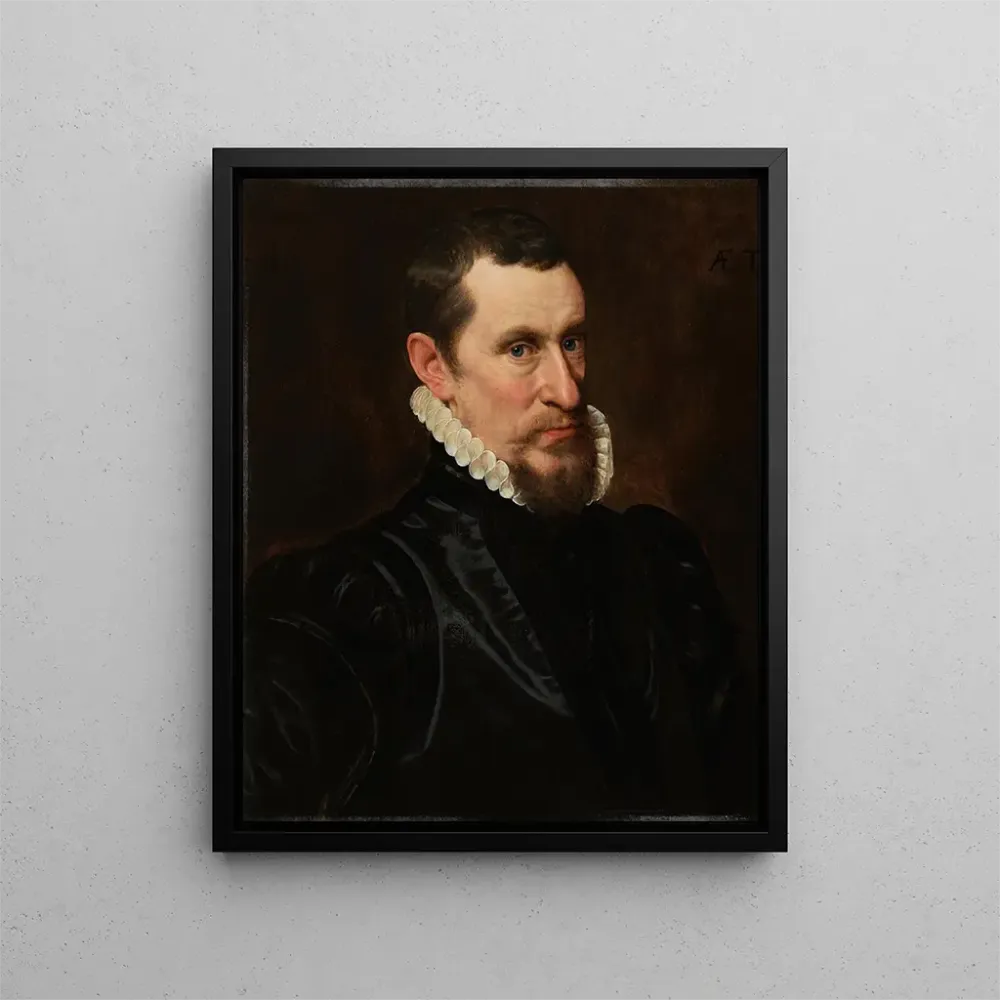 Gemälde Portrait de Gillis Beys - Adriaen Thomasz Key | Kunstdruck