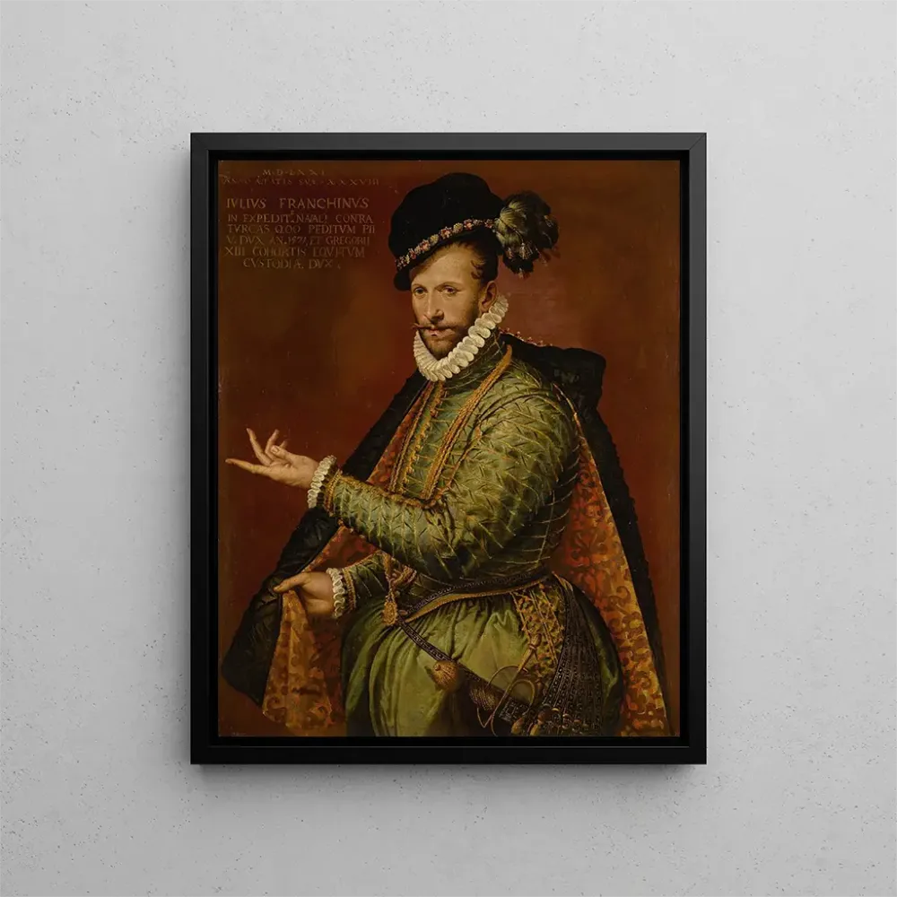 Gemälde Portrait de Giulio Franchini - Bartolomeo Passarotti | Kunstdruck