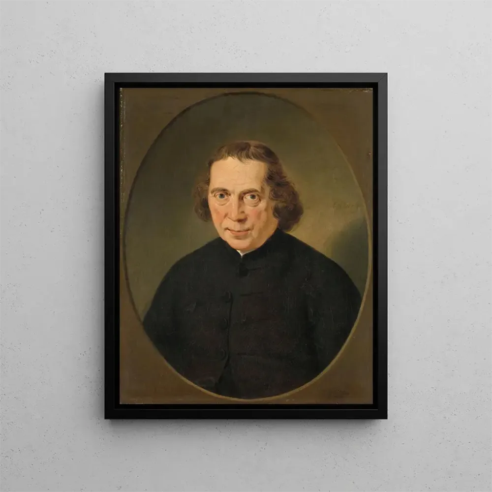 Gemälde Portrait de Jan Nieuwenhuyzen - Adriaan de Lelie | Kunstdruck