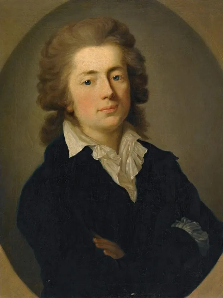 Gemälde Portrait de Jan Potocki - Anton Graff | Kunstdruck