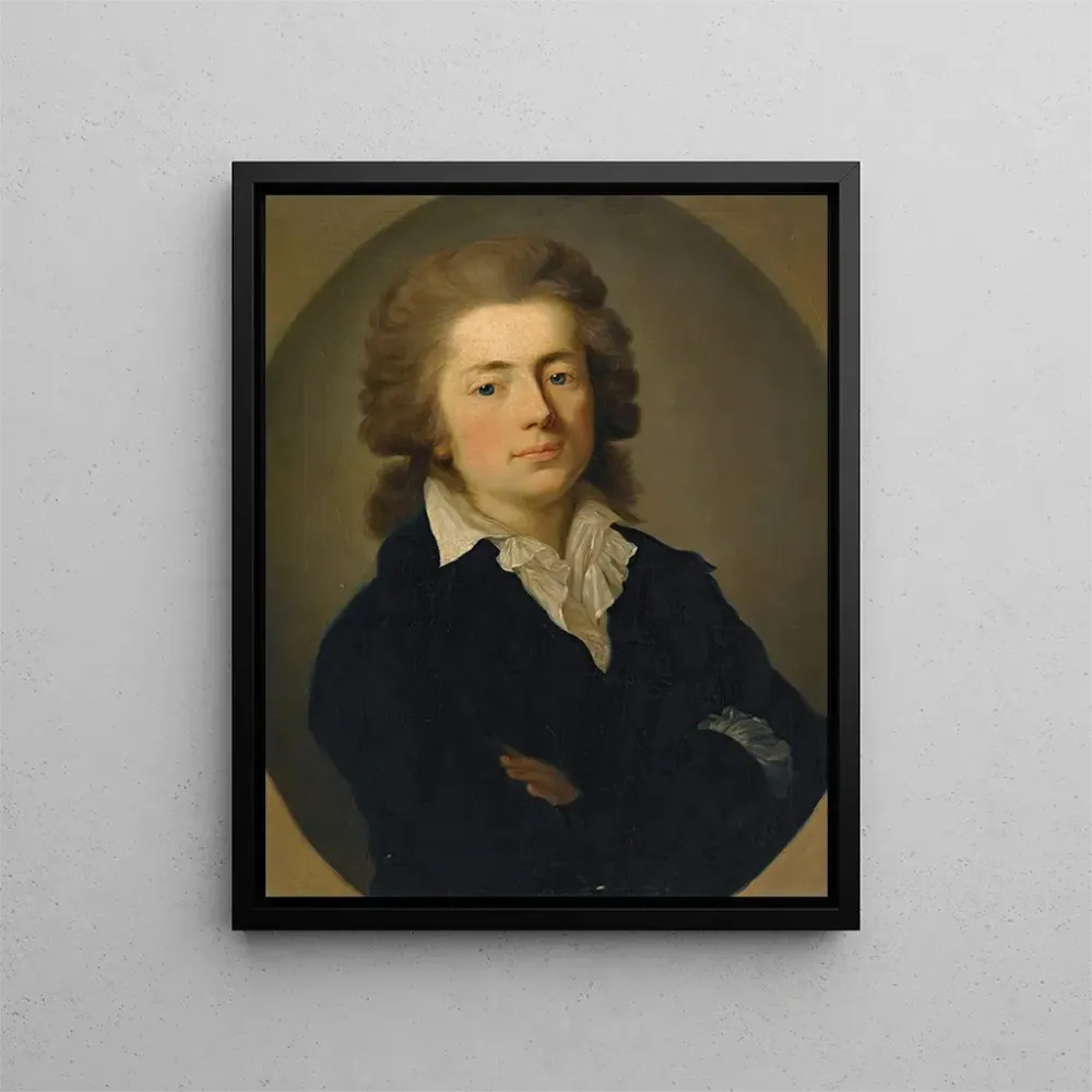 Gemälde Portrait de Jan Potocki - Anton Graff | Kunstdruck